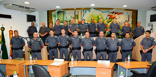  Policiais Militares são homenageados na Câmara Municipal com Láureas de Mérito Pessoal