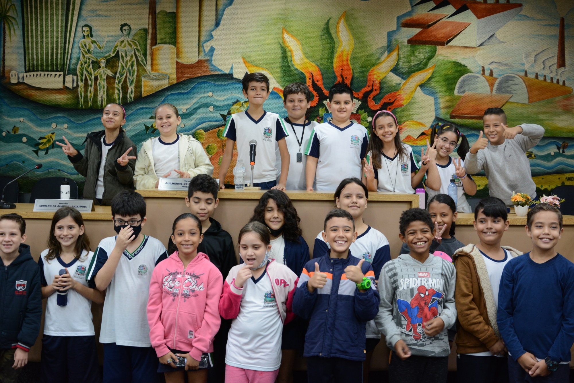 Projeto Cidadania recebe visita dos alunos da Emef Rita de Cássia