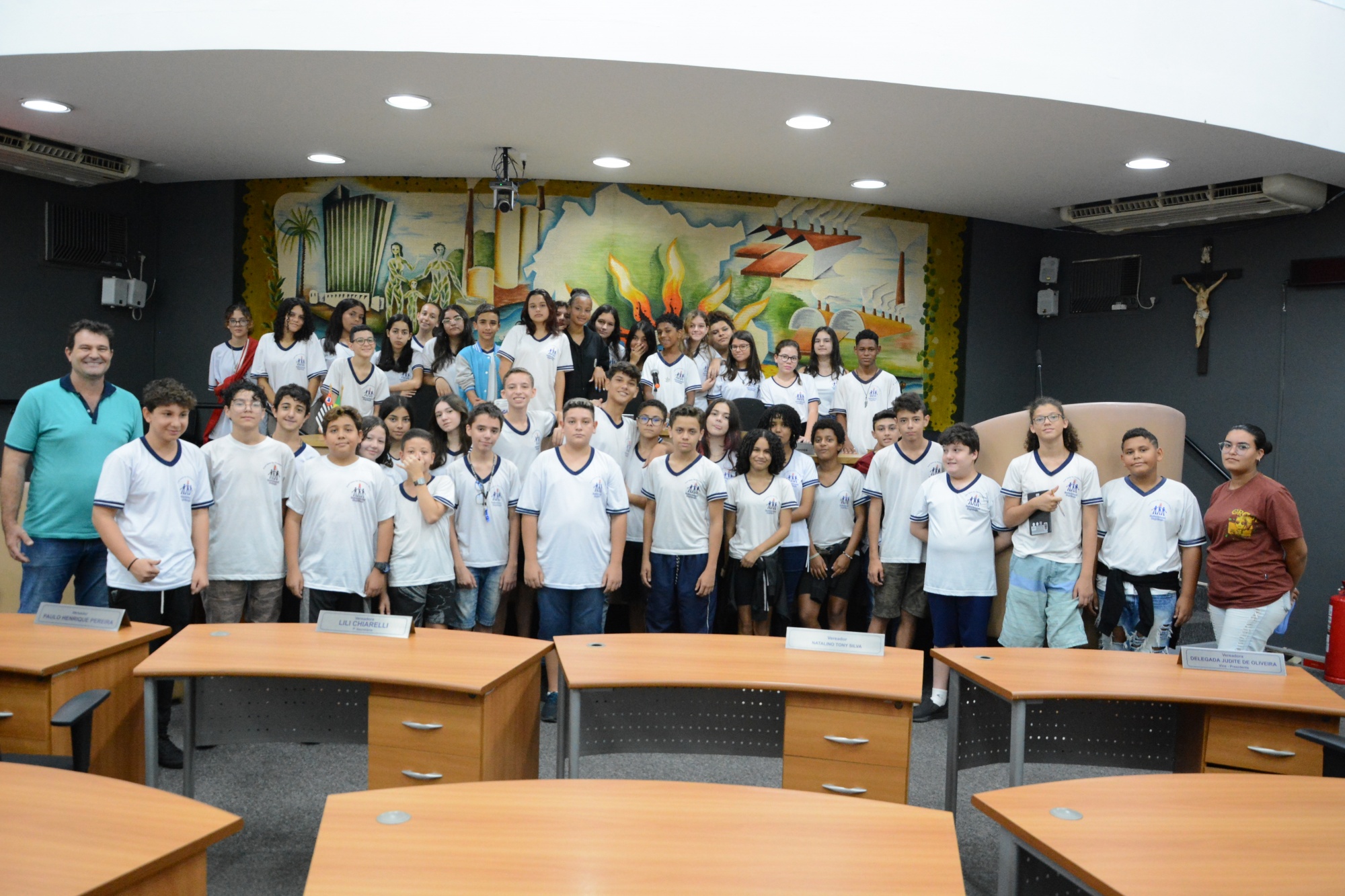 Projeto Cidadania recebe a visita de alunos da Escola Estadual “Prof.ª Sônia Maximiano Bueno”