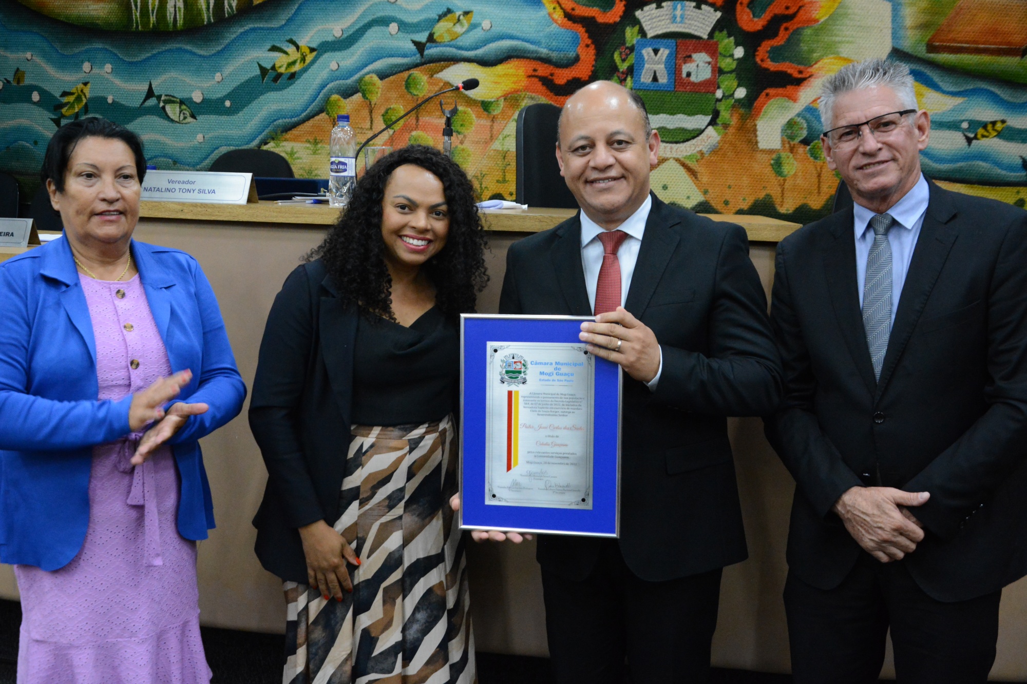 Pastor Josué Carlos dos Santos recebe Título de “Cidadão Guaçuano”