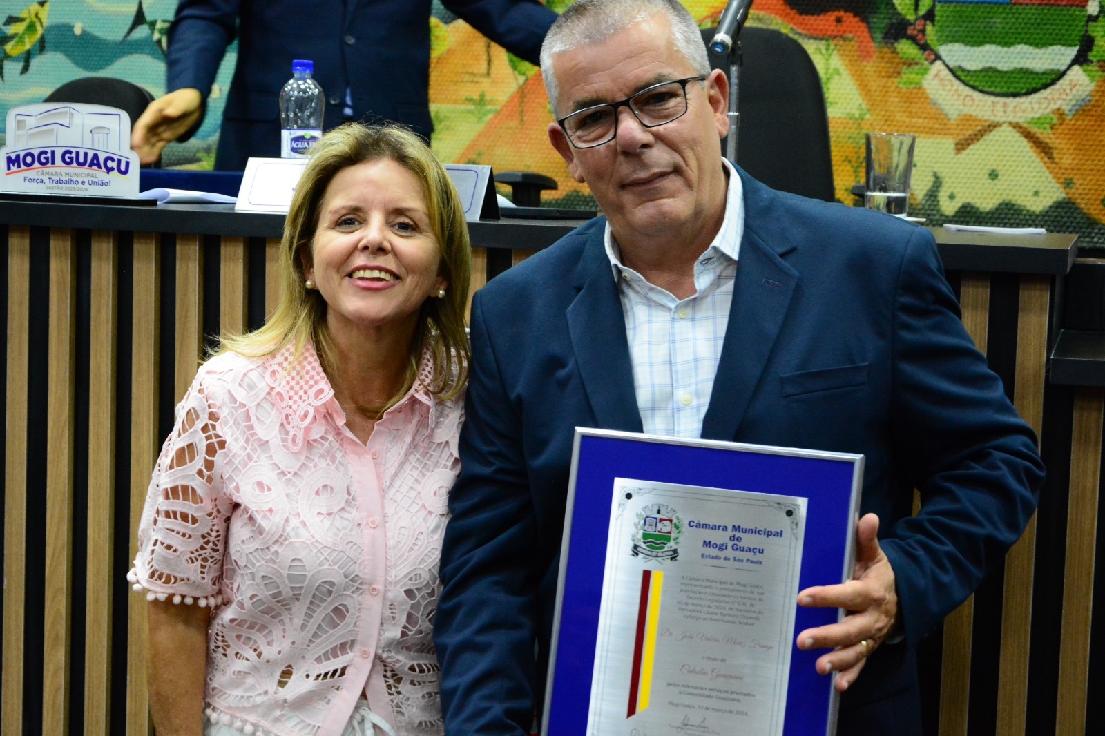 Secretário de Assuntos Jurídicos, João Valério Moniz Frango, recebe o título de ‘Cidadão Guaçuano’
